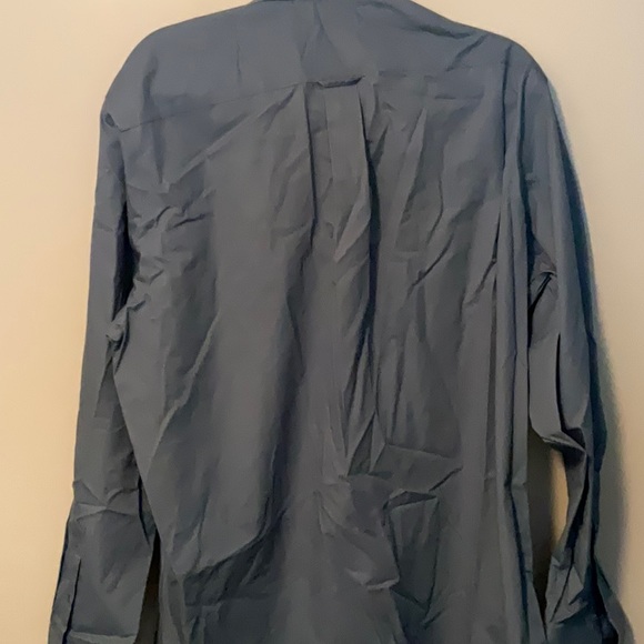 Nordstrom Mens Blue Dress shirt XL Traditional fit Wrinkle Free Smartcare - Picture 5 of 5